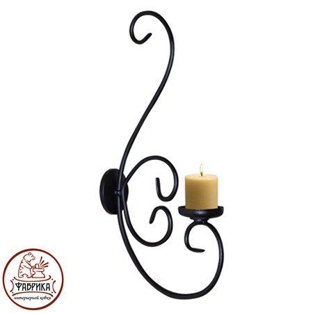 Кованый декор для дома Подсвечник настенный 605-02 