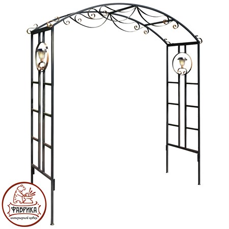 Кованая арка для сада 