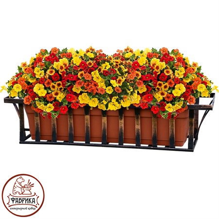 Кованая подставка для цветочных ящиков 51-251