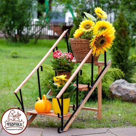 Садовая цветочница лестница 59-380