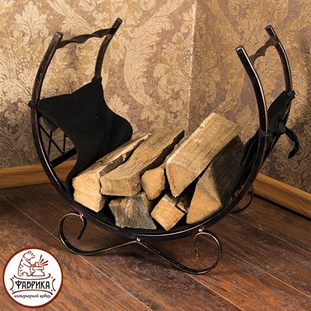 Кованый декор для дома Дровница 500-72