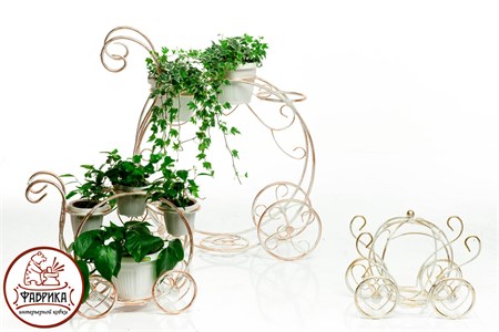 Кованые цветочницы