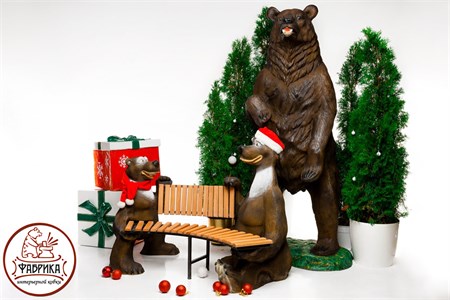 Новогодние фигуры медведей