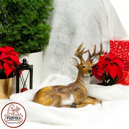 Олень новогодняя фигура