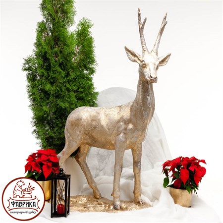 Косуля новогодняя фигура