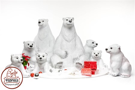 Новогодние фигуры медведей