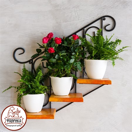 Подставка для цветов кованая 