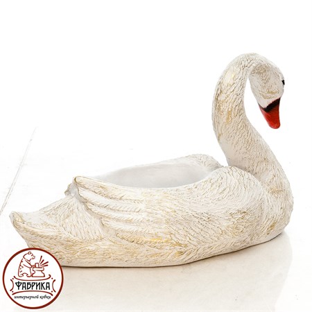 Кашпо садовое Лебедь