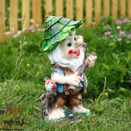 Фигура для сада Гном с рогаткой F08037
