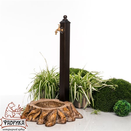 Садовая колонка с поддоном
