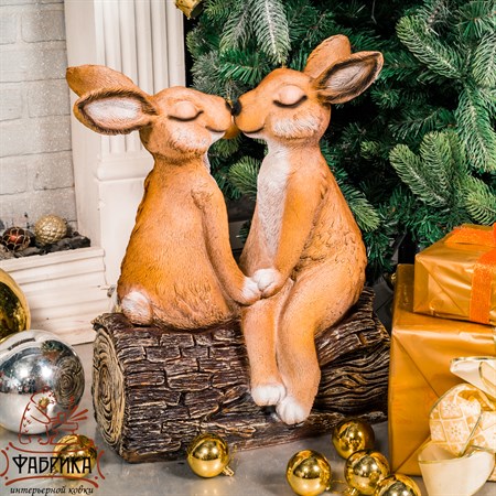 Новогодняя фигура Зайцы