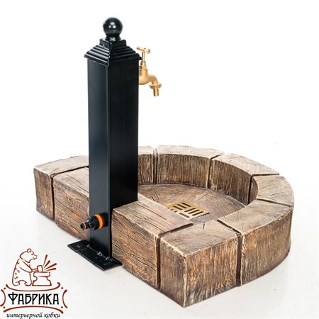 Колонка с поддоном садовая