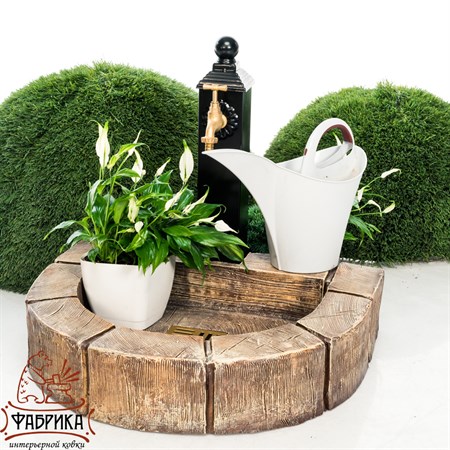 Колонка садовая с поддоном под камень U09148, высота 53 см - фото 27676