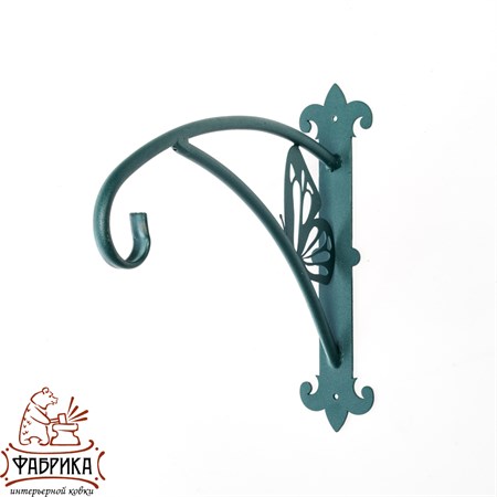 Кронштейн для цветов настенный Бабочка 201-035Gr - фото 28240