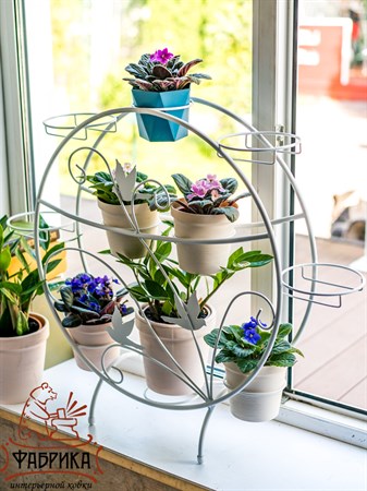 подставка для растений, цв белый