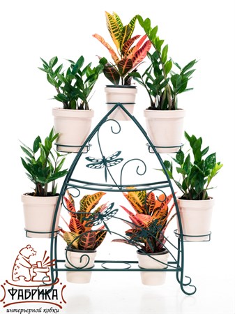металлическая цветочница