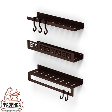 Полка для ванной из металла 805-009 - фото 30146