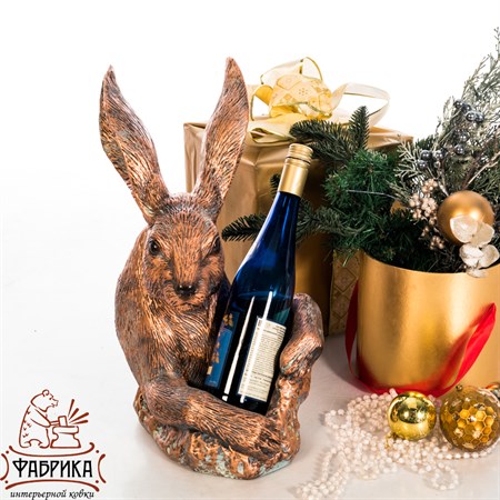 Подставка для бутылки Заяц U09190 - фото 30296