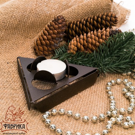 новогодний подсвечник