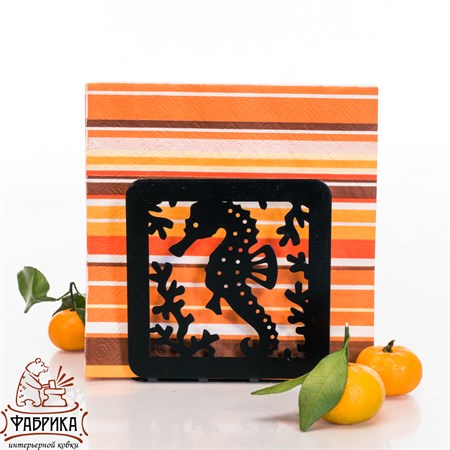 салфетница металлическая