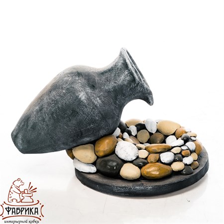 Фонтан садовый с кувшином U09206 полистоун, высота 50 см - фото 31377