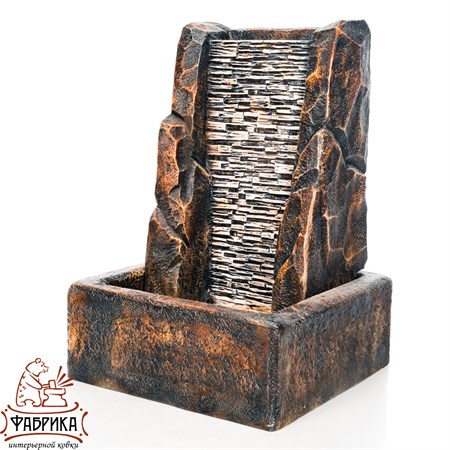 Фонтан для сада из стеклопластика Водопад U09207 высота 74 см - фото 31382