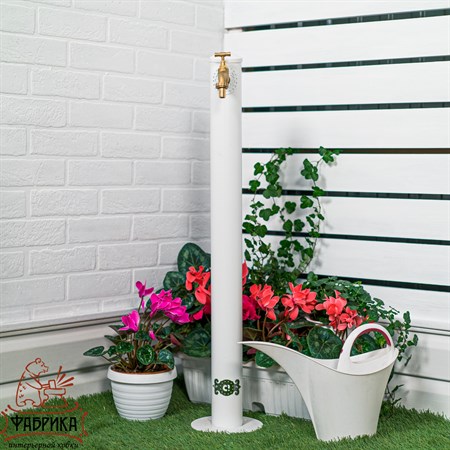 Умывальник садовый с краном 55-117, высота 92 см - фото 31608