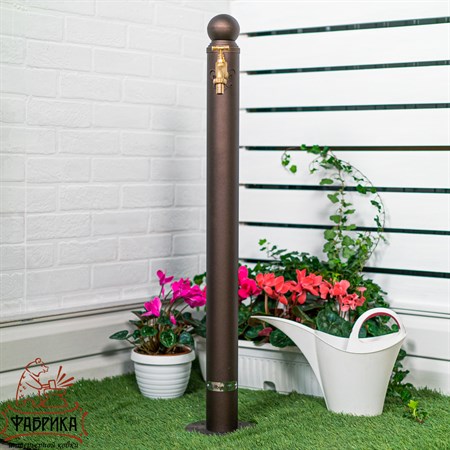 Умывальник садовый с краном 55-119Br, высота 98 см - фото 31614