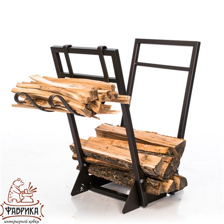 Дровница разборная для камина 103-220R-Br металл - фото 31650