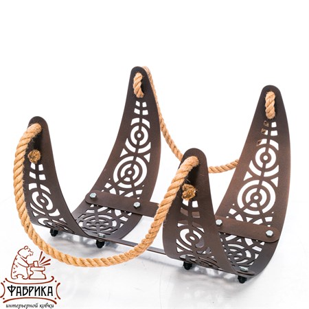 Дровница из металла