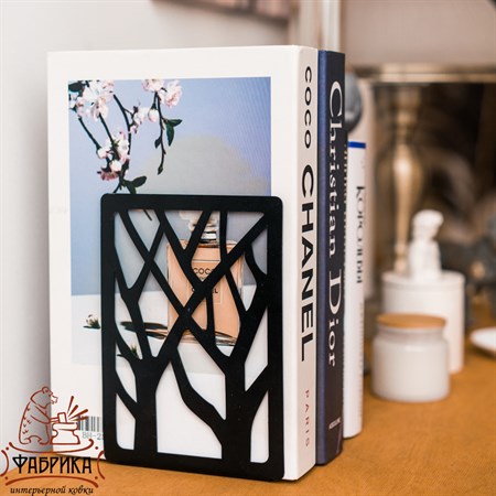 металлический ограничитель для книг