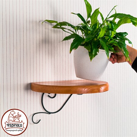 Подставка для цветов 13-201 настенная с деревом - фото 33013