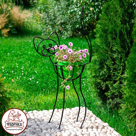 кашпо кошка