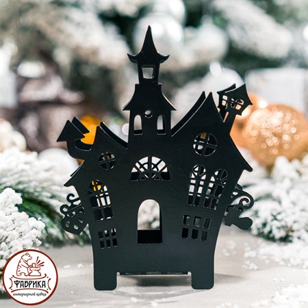 подсвечник домик