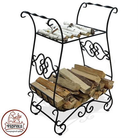 Дровница из металла 