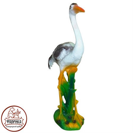Садовая фигура из полистоуна Журавль F01167