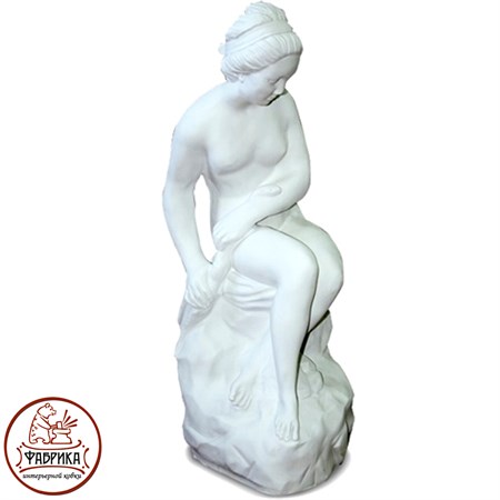 Садовый декор из полистоуна фигура Девушка со Змеем F03001-WM