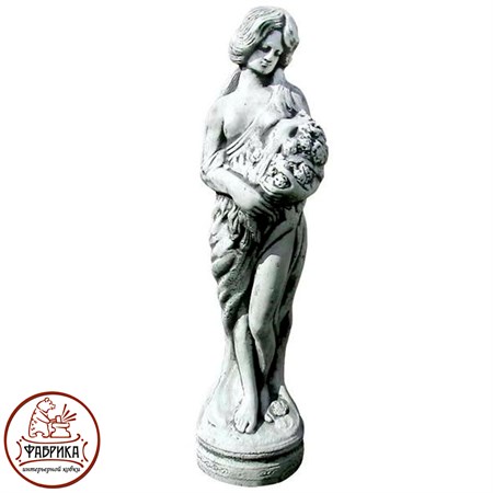 Садовый декор из полистоуна Девушка с Цветами F03003-B