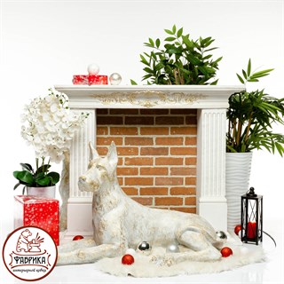 Фигура собака дог F08242-WG