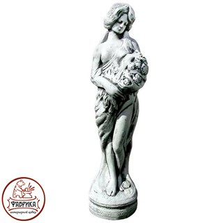 Садовый декор из полистоуна Девушка с Цветами F03003-B