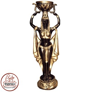 садовый декор из полистоуна фигура Египтянка большая F03078-B
